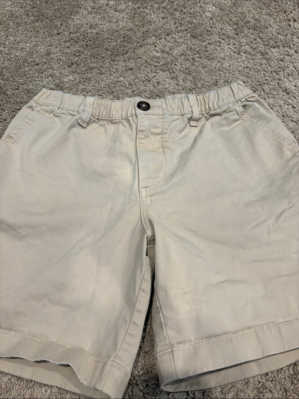 Chubbies Men's Casual Cream Drawstring Shorts